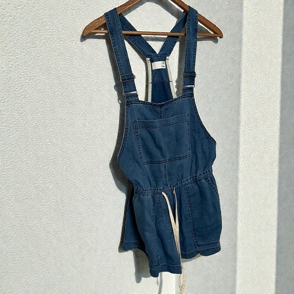 Wilfred Free Soft Denim Shortalls / Romper – XXS - Picture 2 of 5